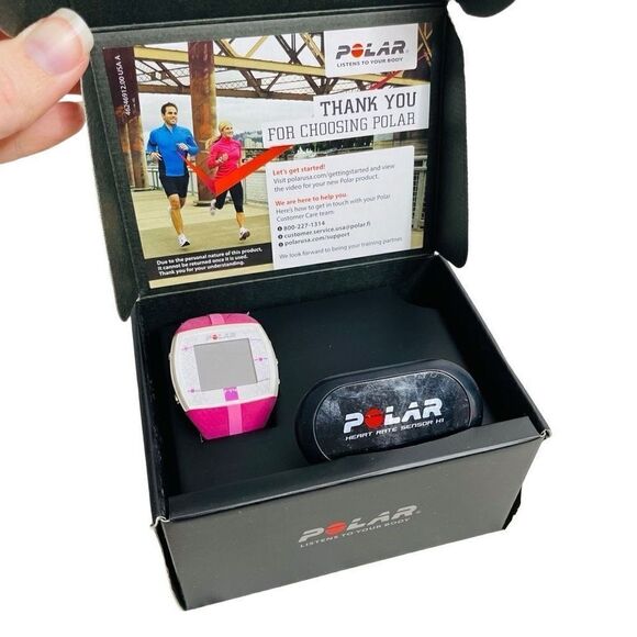 Polar FT4 Pink Fitness Heart Rate Watch Sensor Monitor Size Medium - 2XL - Picture 2 of 9